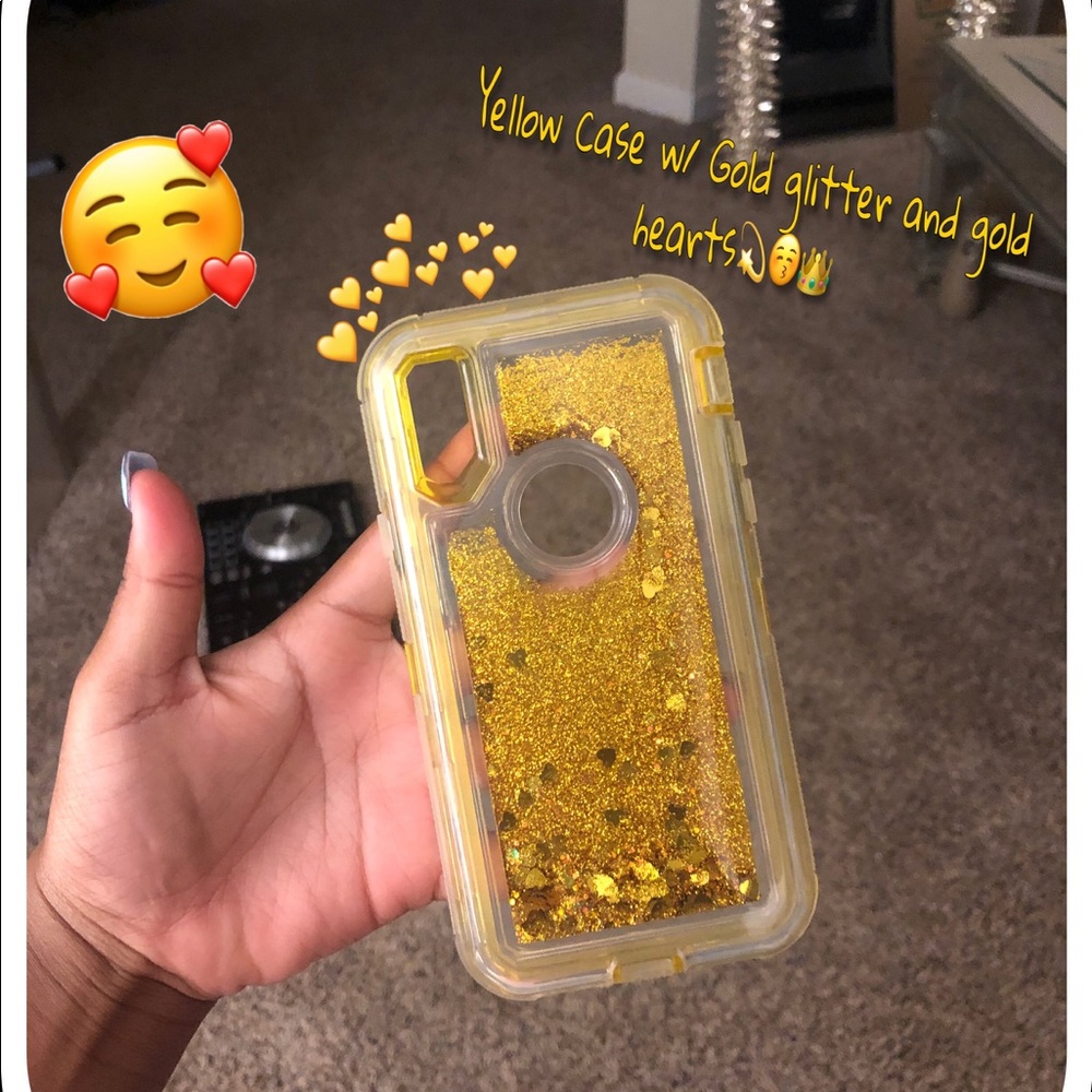 Yellow IPhone X/10 Case🤍